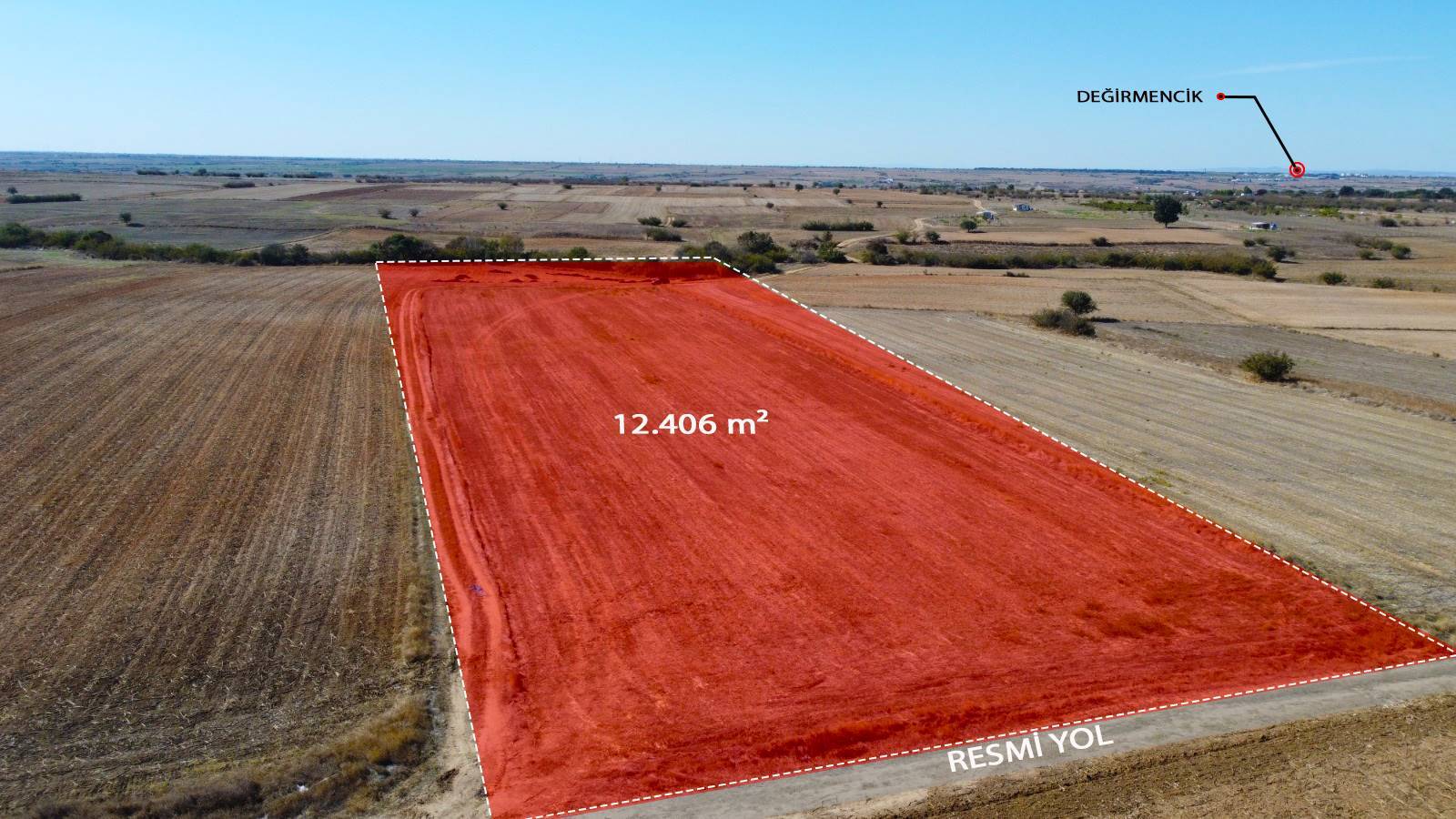 KIRKLARELİ MERKEZ DEĞİRMENCİK’TE 12.406 M² ÖZEL FİYAT FIRSATI