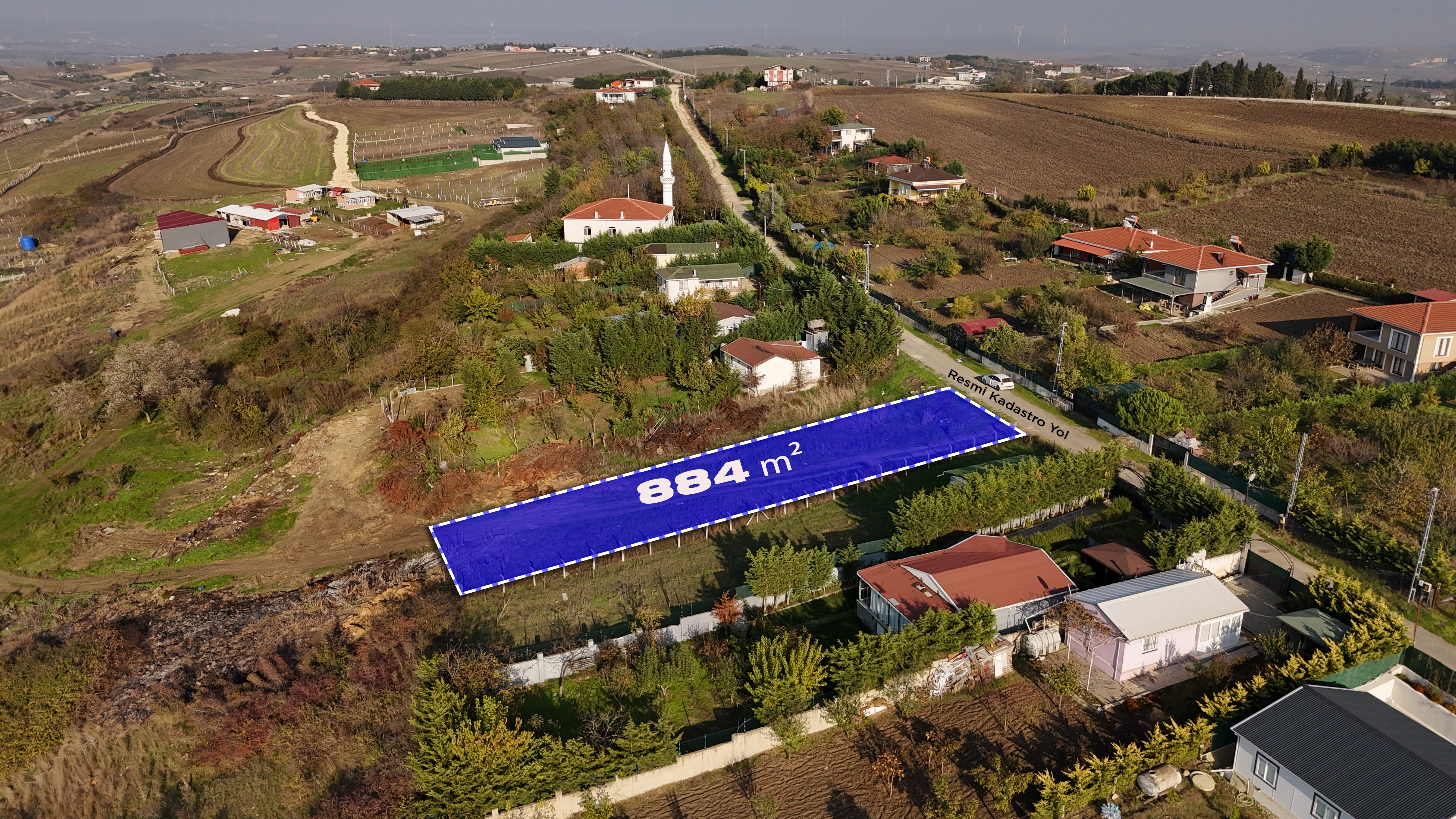AKÖREN’DE 884 M² UYGUN FİYATLI, DEĞER KAZANAN ARSA