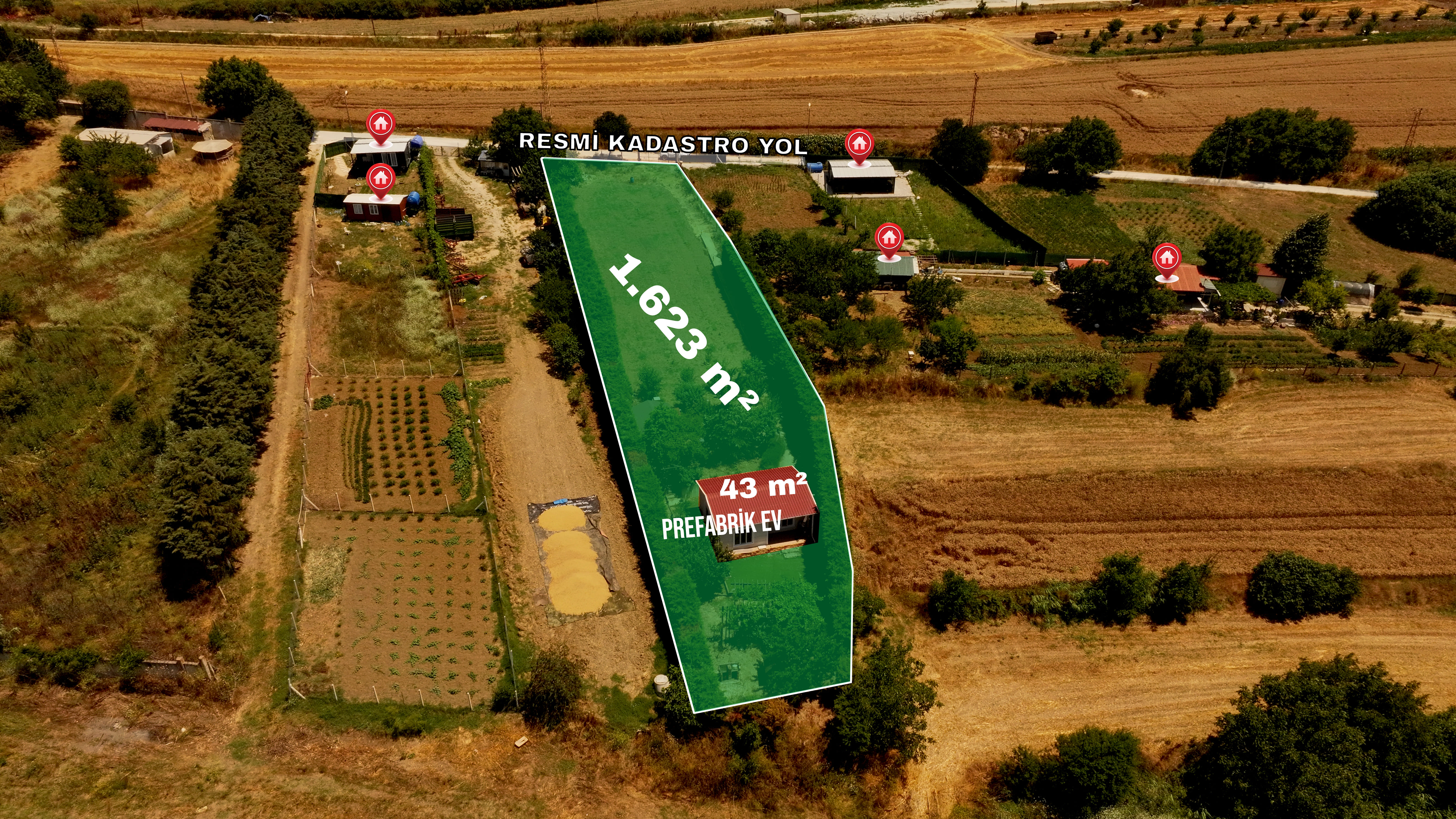 AKÖREN’DE 1.623 M² KONUMUYLA ÖNE ÇIKAN DEĞERLİ YATIRIM ALTERNATİFİ