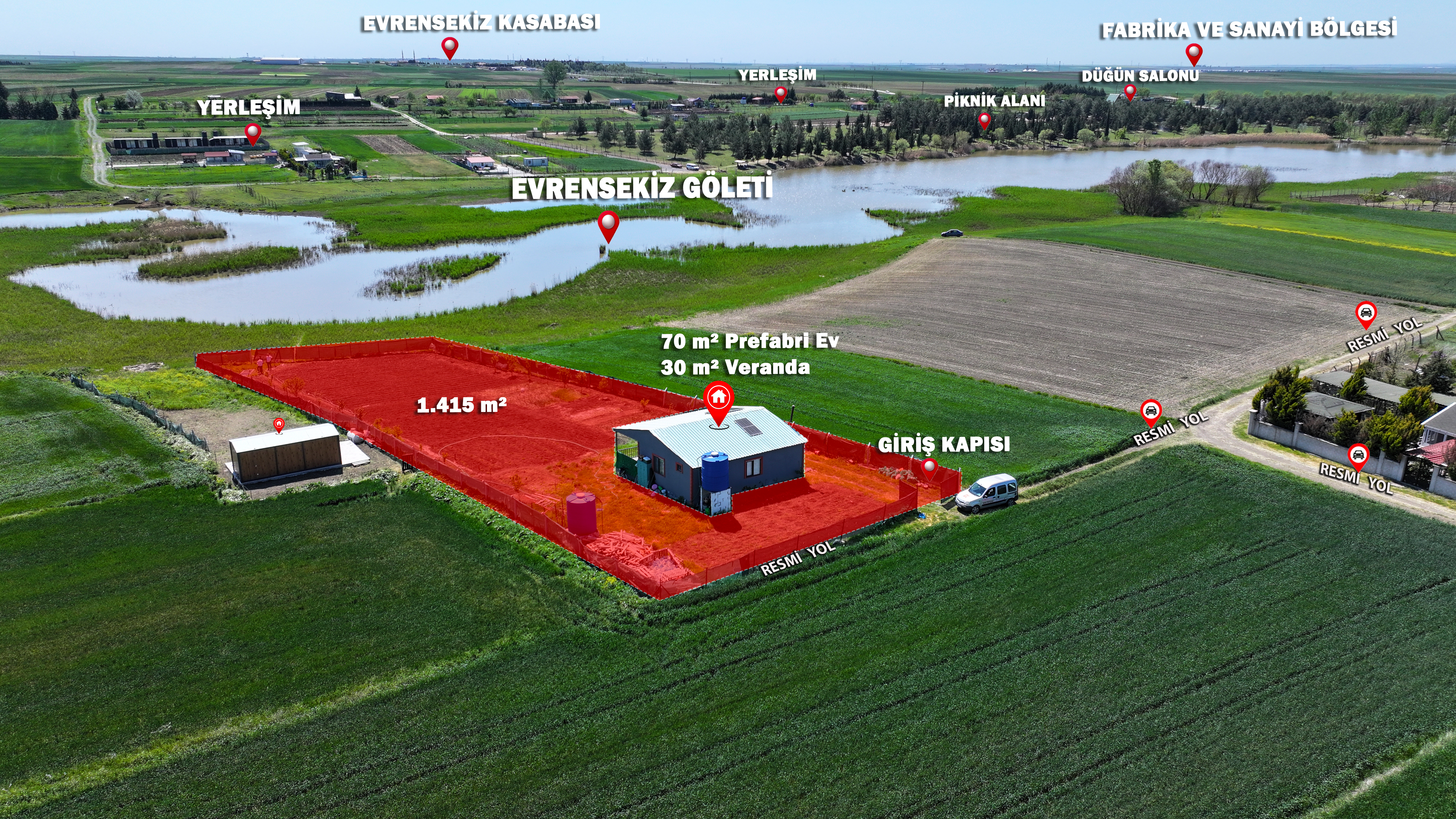 LÜLEBURGAZ EVRENSEKİZ FATİH’TE 1.415 M² AVANTAJLI FİYAT FIRSATI