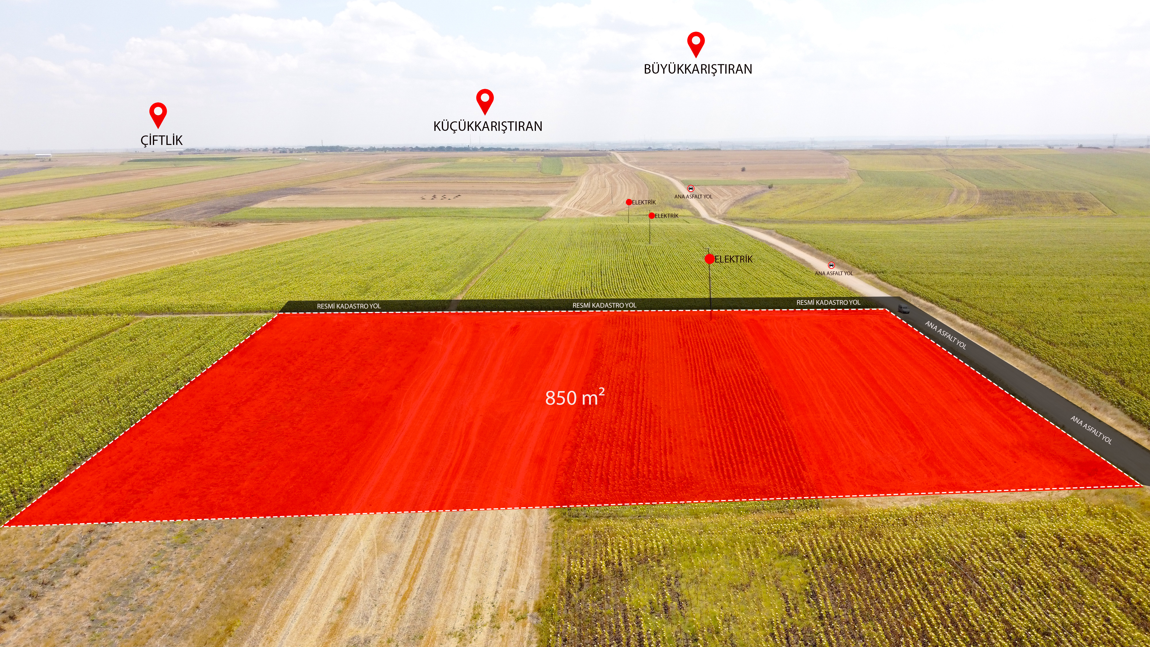 LÜLEBURGAZ EVRENSEKİZ GÜNDOĞDU’DA 850 M² YATIRIM FIRSATI