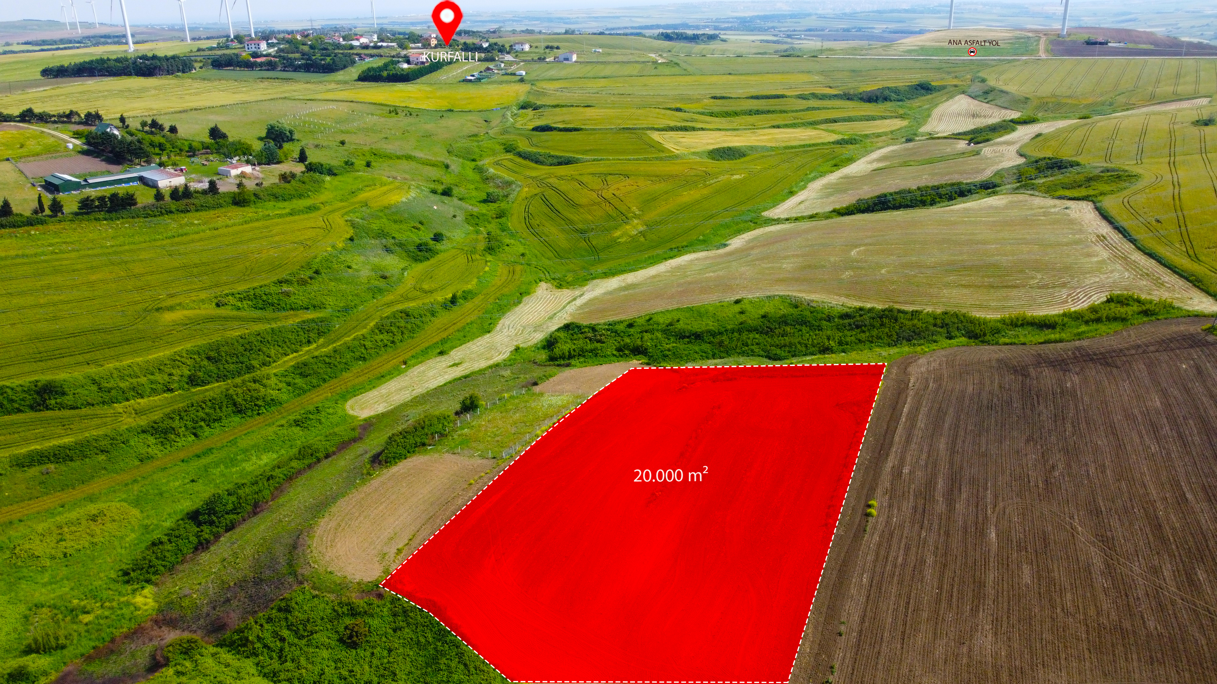 KURFALLI’DA 20.000 M² DEV ALANLA GELECEĞE DEĞER KATACAK BÜYÜK YATIRIM FIRSATI