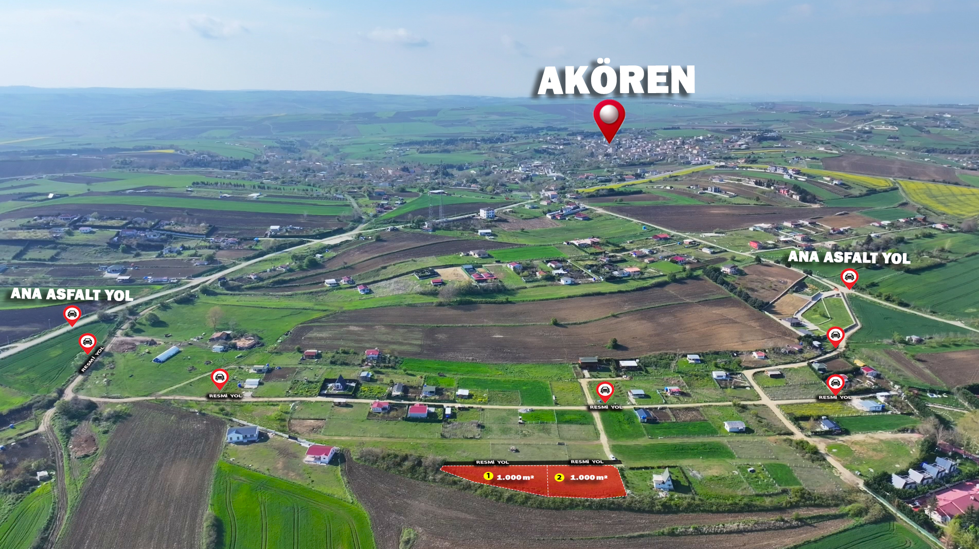 AKÖREN’DE 1.800 M² GENİŞ ALANLI DEĞERİ ARTACAK YATIRIM FIRSATI SİZİ BEKLİYOR