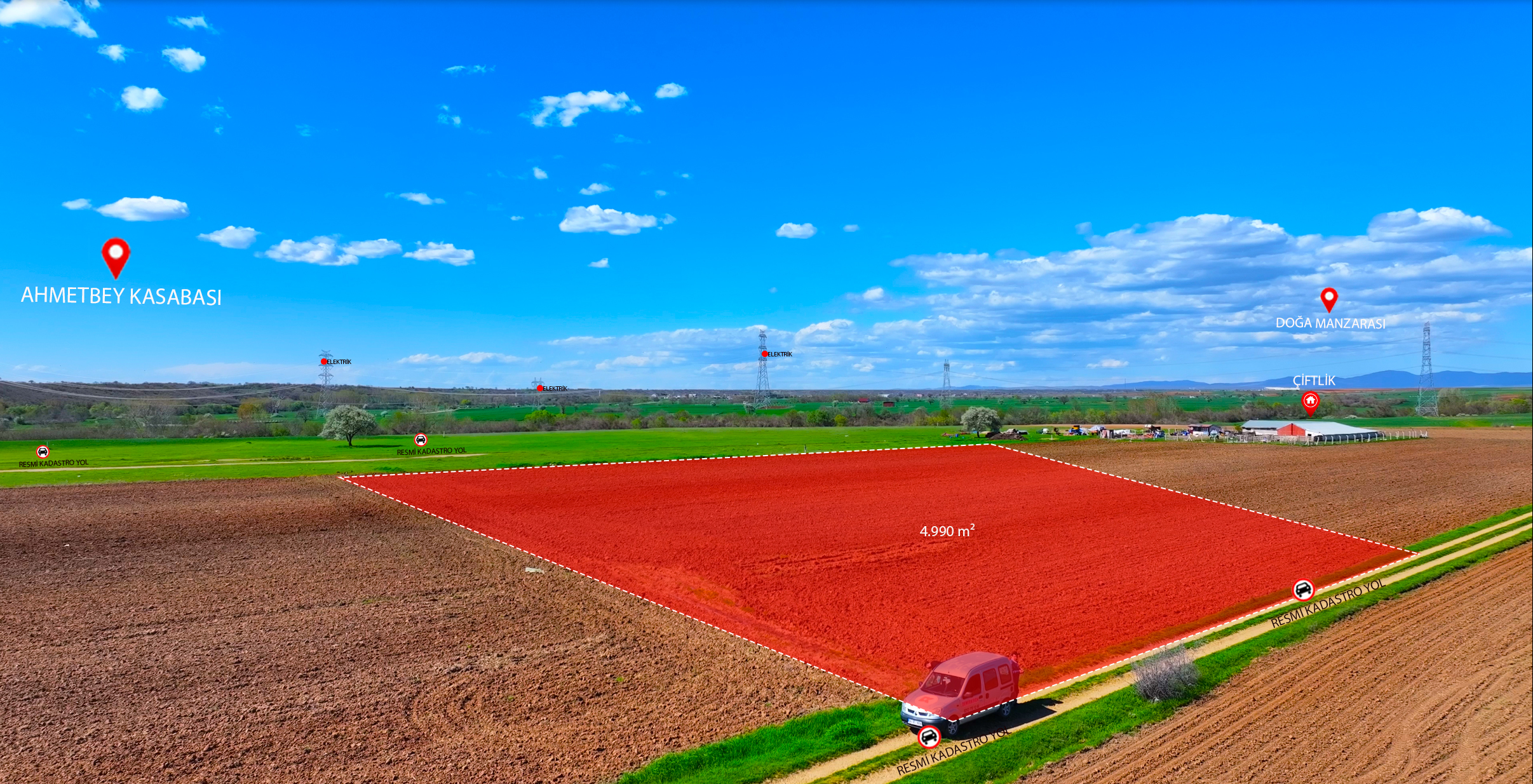LÜLEBURGAZ AHMETBEY’DE 4.990 M² KAÇIRILMAYACAK YATIRIM FIRSATI