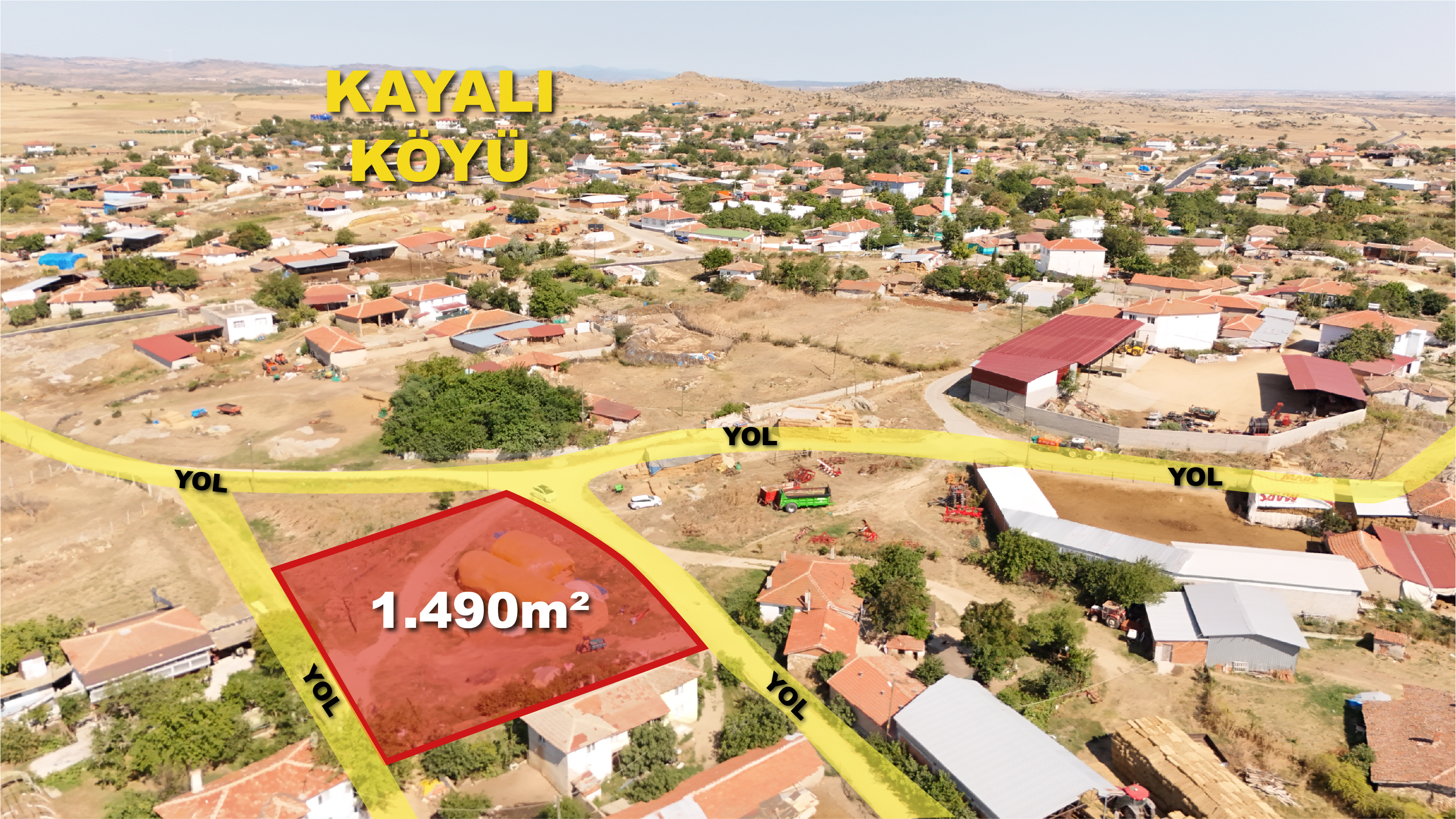 KIRKLARELİ MERKEZ KAYALI’DA 1.490 M² DEĞERLİ YATIRIM SEÇENEĞİ