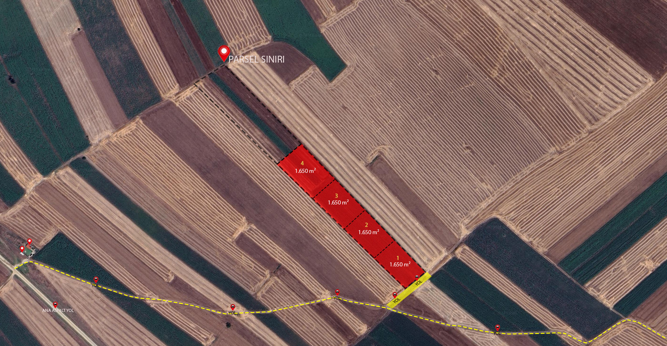 LÜLEBURGAZ EVRENSEKİZ GÜNDOĞDU’DA 1.650 M² UYGUN YATIRIM FIRSATI