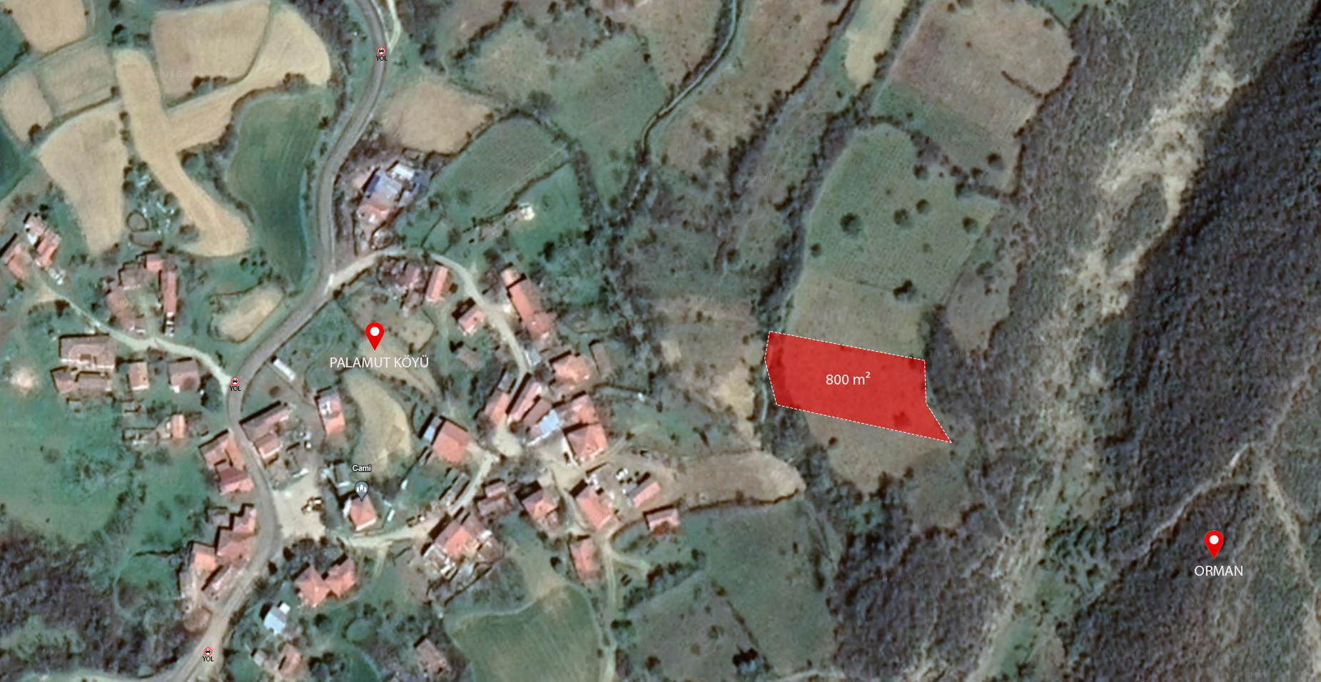 PALAMUT’TA 520 M² DOĞAYLA İÇ İÇE DEĞER KAZANAN YATIRIM FIRSATI