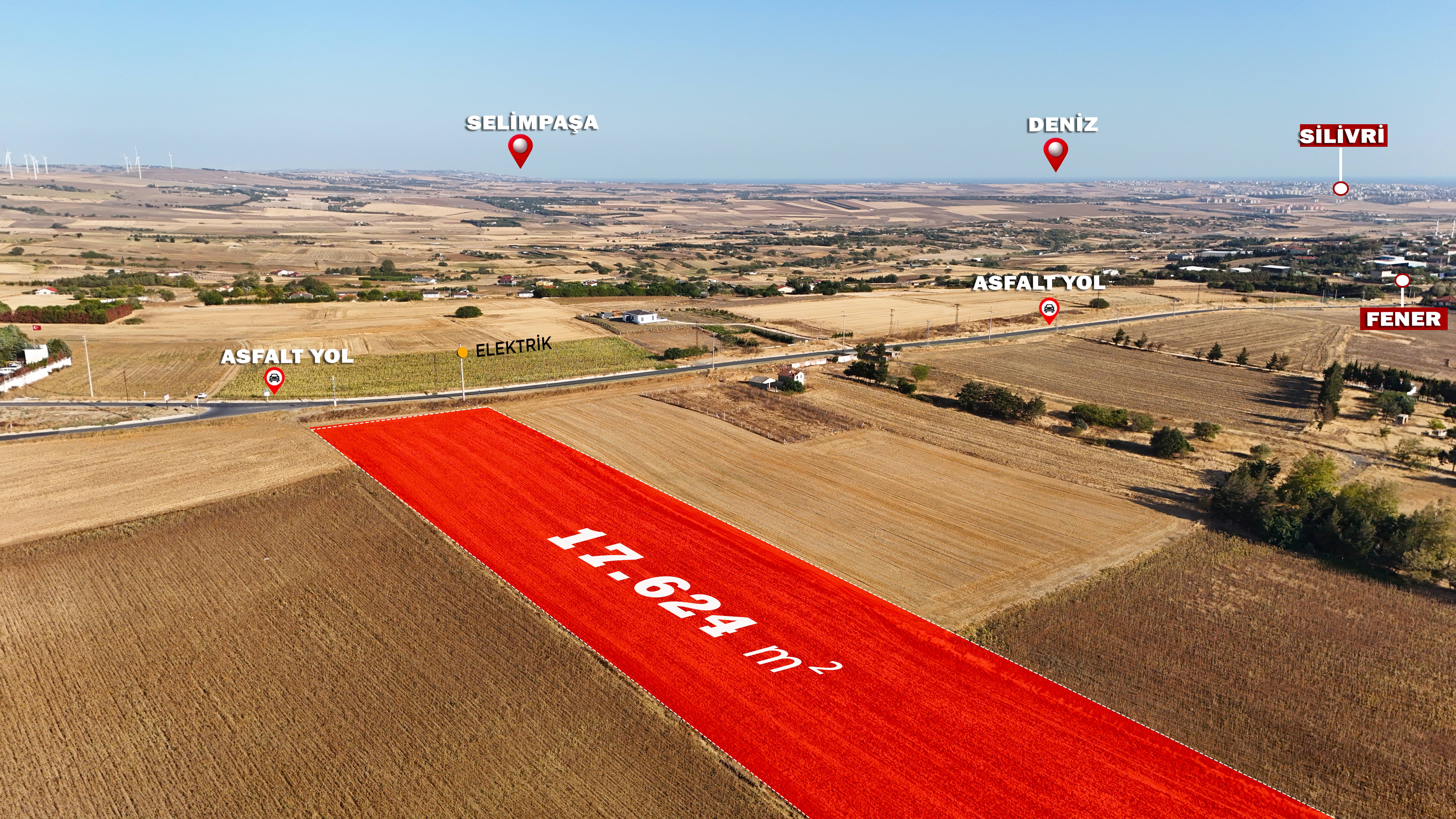 ENERKÖY’DE 17.624 M² GENİŞ ARAZİYLE BÜYÜK YATIRIM FIRSATI