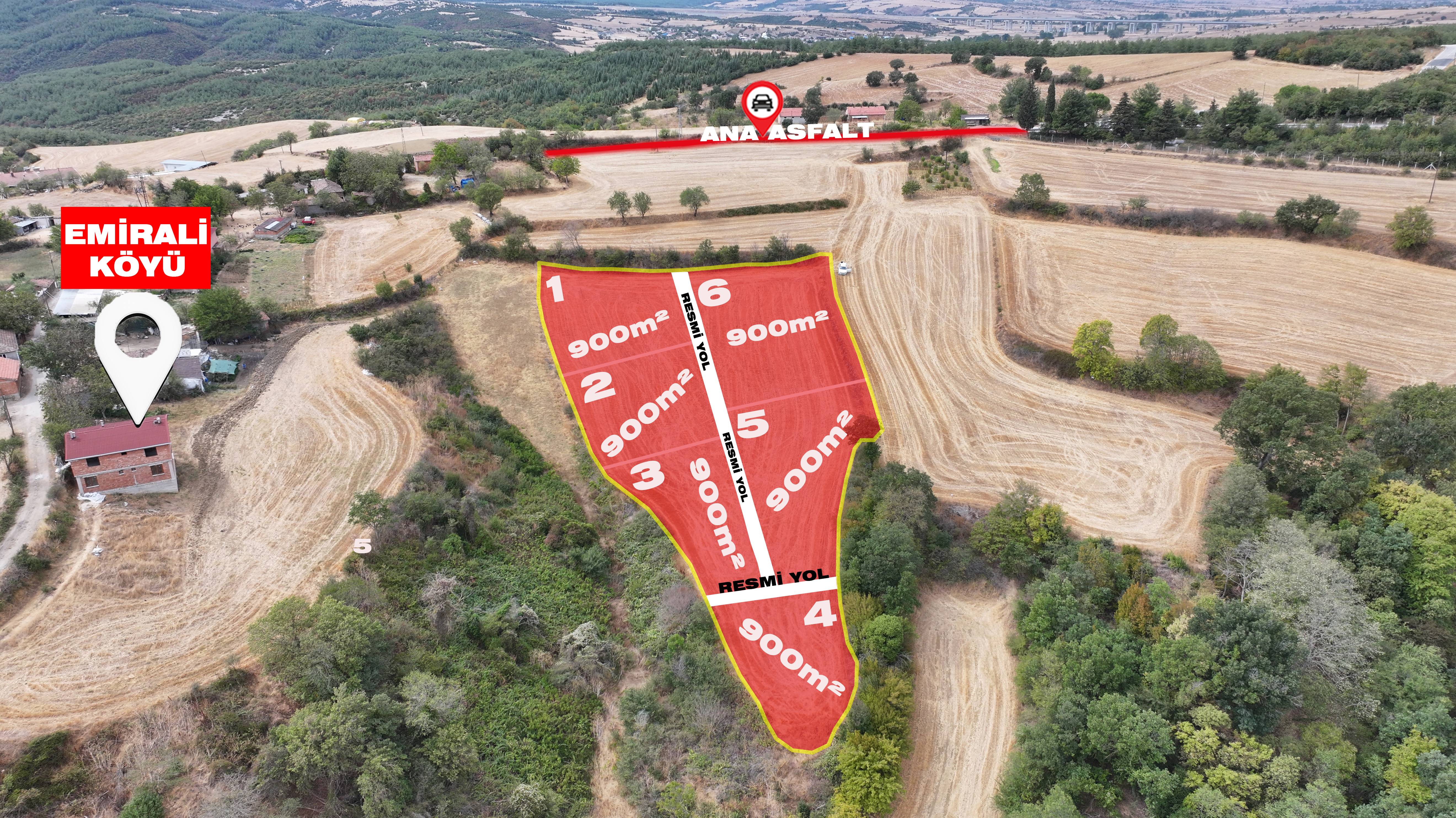 EMİRALİ’DE 900 M² UYGUN FİYATLI DİKKAT ÇEKEN BÜYÜK YATIRIM FIRSATI