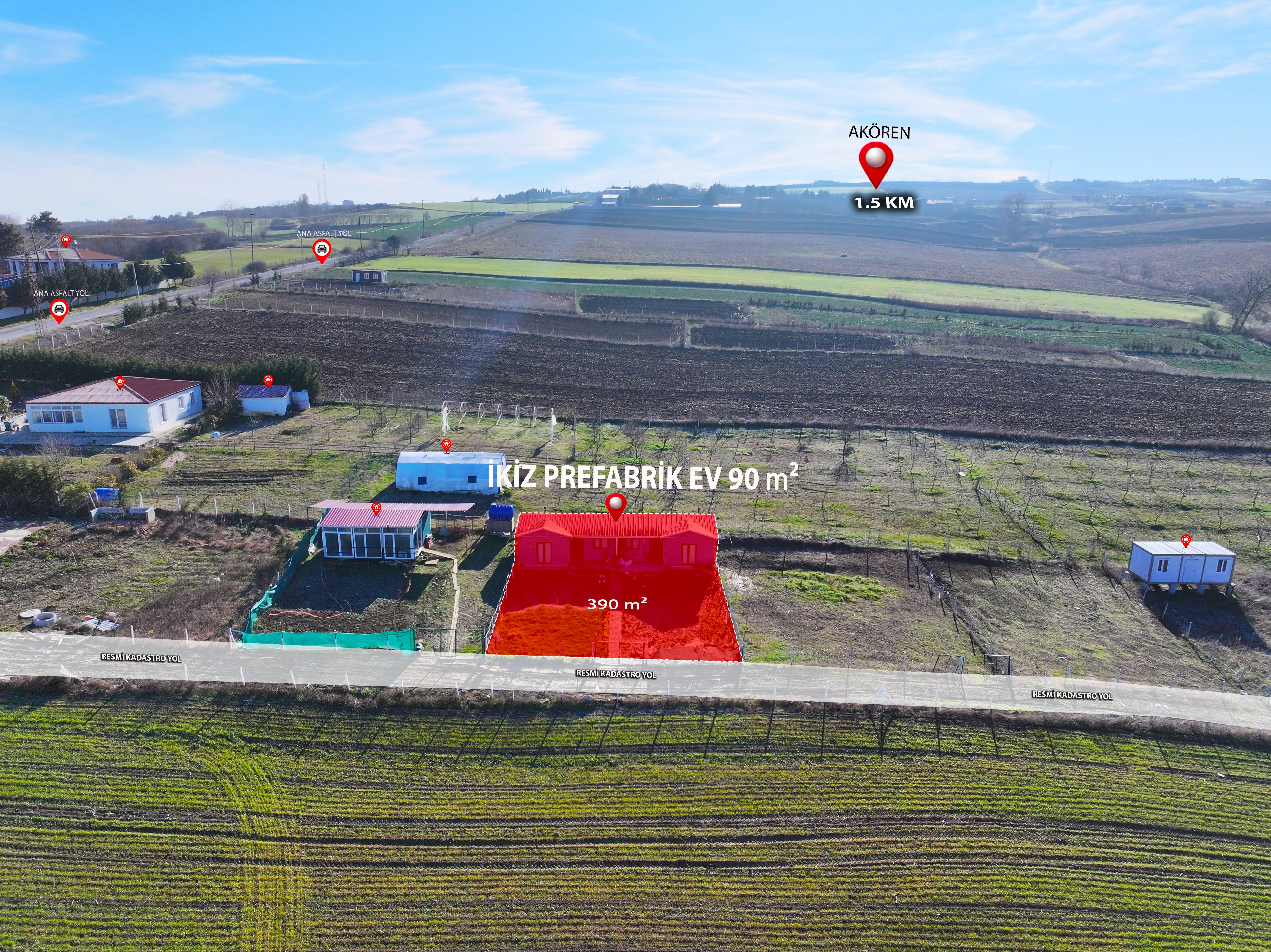 AKÖREN’DE 300 M² BÜYÜKLÜĞÜNDE GELECEĞE DEĞERLİ YATIRIM FIRSATI