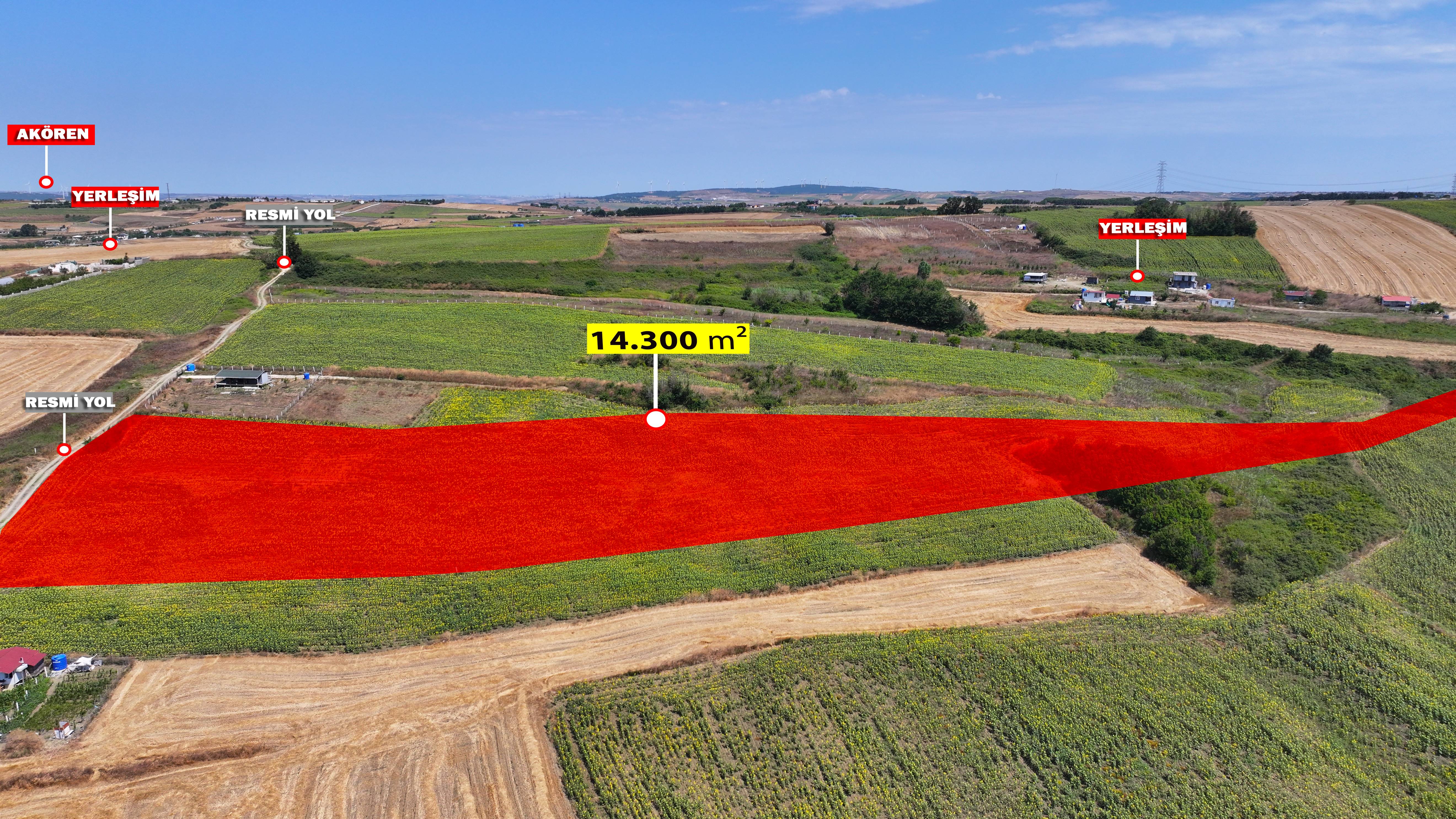 AKÖREN’DE 14.300 M² BÜYÜK ÖLÇEKLİ, DEĞERLİ YATIRIM FIRSATI